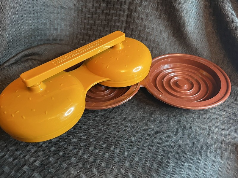 Hamburger Press Mold Burger 4.5"Circular Patties 2005 Charcoal Champion gallery