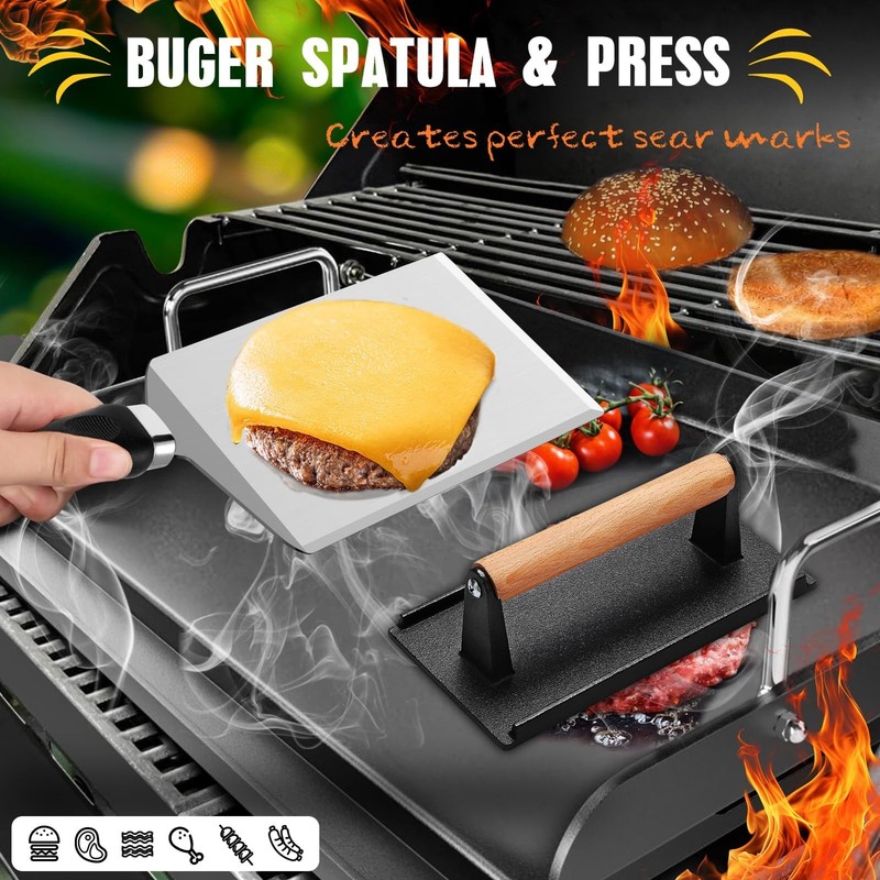 RINPIR 33PCS Griddle Accessories Kit for Blackstone, Flat Top Grill Accessori... gallery