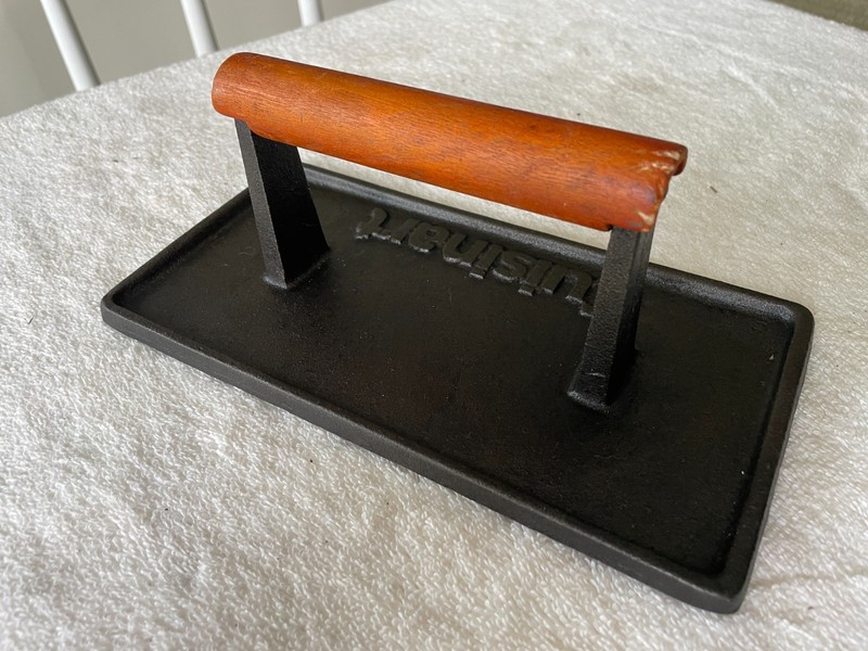 Cuisinart Bacon Burger Cast Iron Press Restored gallery