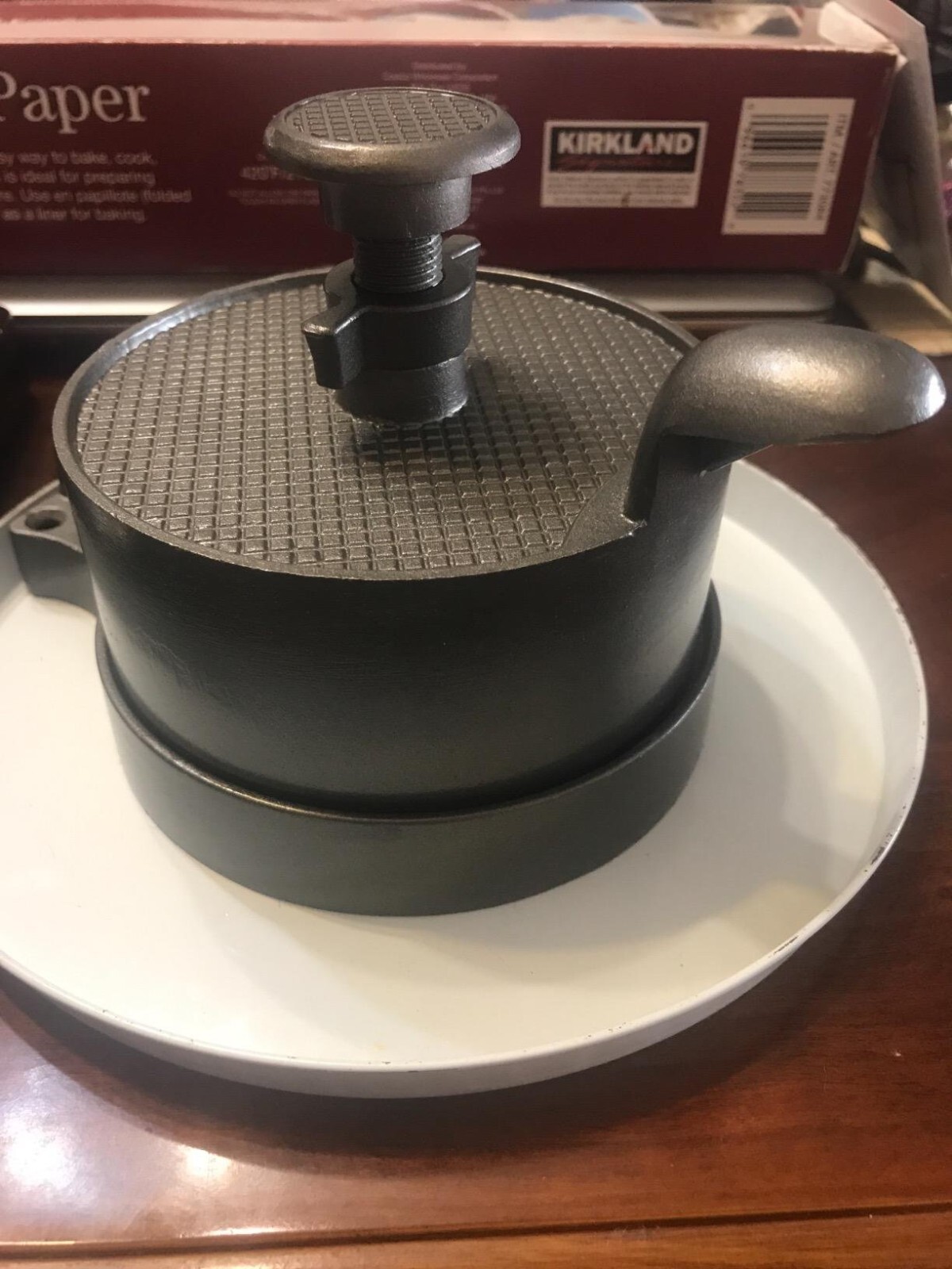 Weston Burger Press Makes 4 1/2" Single Non-stick Heavy Duty Cast Aluminum New gallery