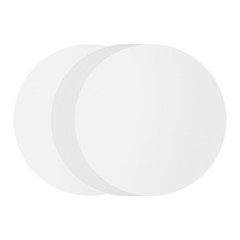 200 Pcs 5.12 Inch Parchment Paper Rounds, Hamburger Patty Inch, White