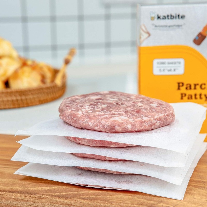 Durable 1000 Pcs Patty Paper, Non-Stick, Grease-Proof and Temperature Resistant gallery