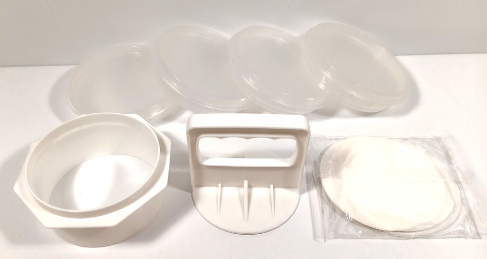 Mission Gallery Hamburger Press Patty Maker - 4 in1 Burger Mold Patty Press