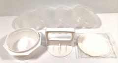 Mission Gallery Hamburger Press Patty Maker – 4 in1 Burger Mold Patty Press