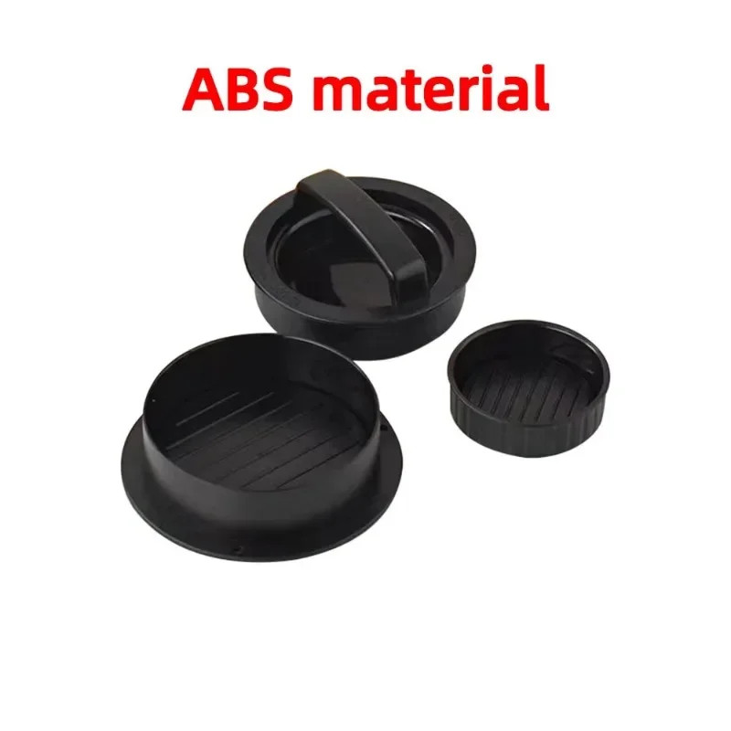 Round Hamburger Burger Press Beef Grill Food-Grade ABS Hamburger Helper Meat Pre gallery