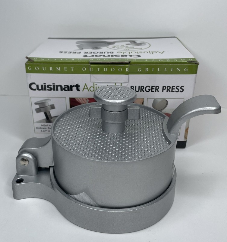 Cuisinart Adjustable Metal Burger Hamburger Press CABP-300 gallery