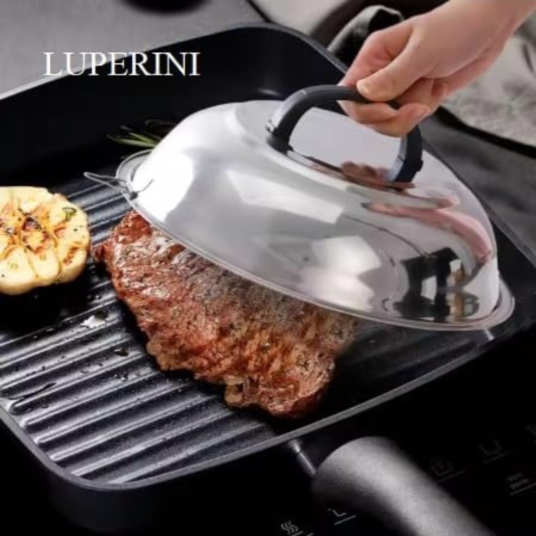 New Luperini 8-Piece Smash Burger Press Kit Stainless Steel Griddle Accessory.. gallery