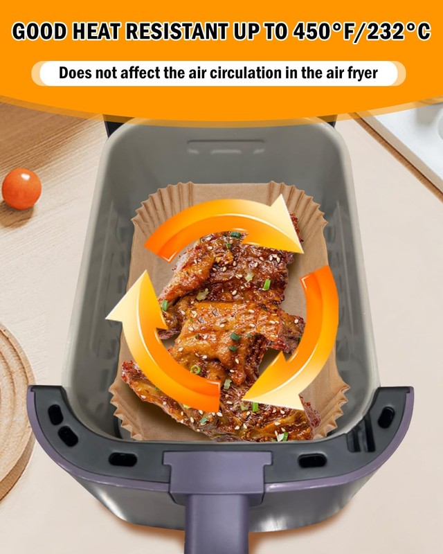 Air Fryer Disposable Paper For bella 4qt slim air fryer, 130PCs Burlywood gallery