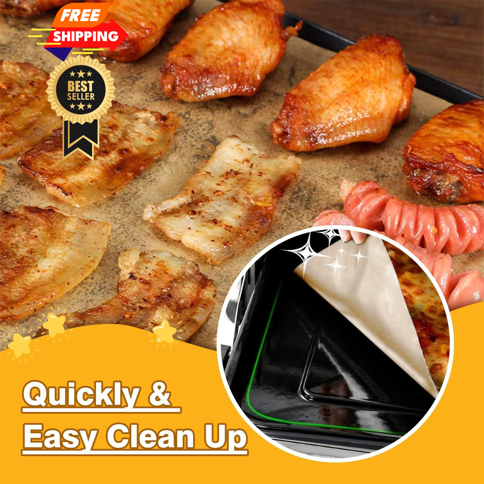 Air Fryer Paper Liners Disposable Compatible with 16x24 inches, gallery