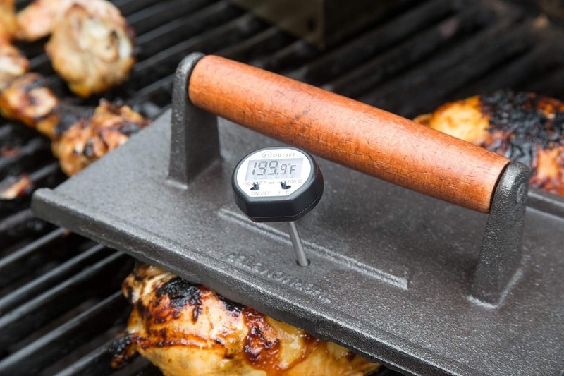 Versatile Cast Iron Grill Press for Evenly Cooked Meats - Indoor & Outdoor Use gallery