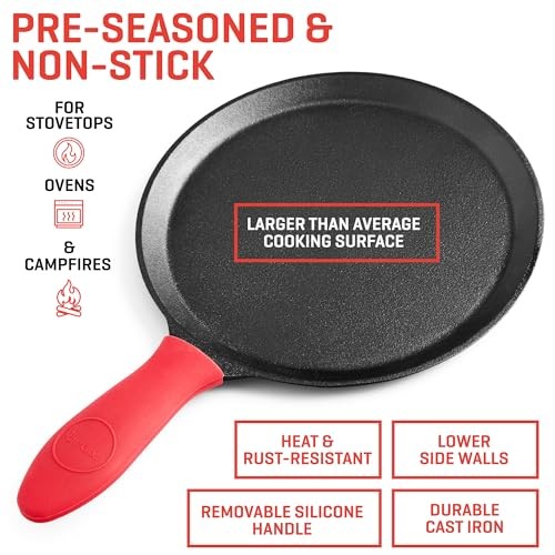 Tortilla Press 8" with 10.5 IN Comal Pan - 4 Taco Master Kit gallery