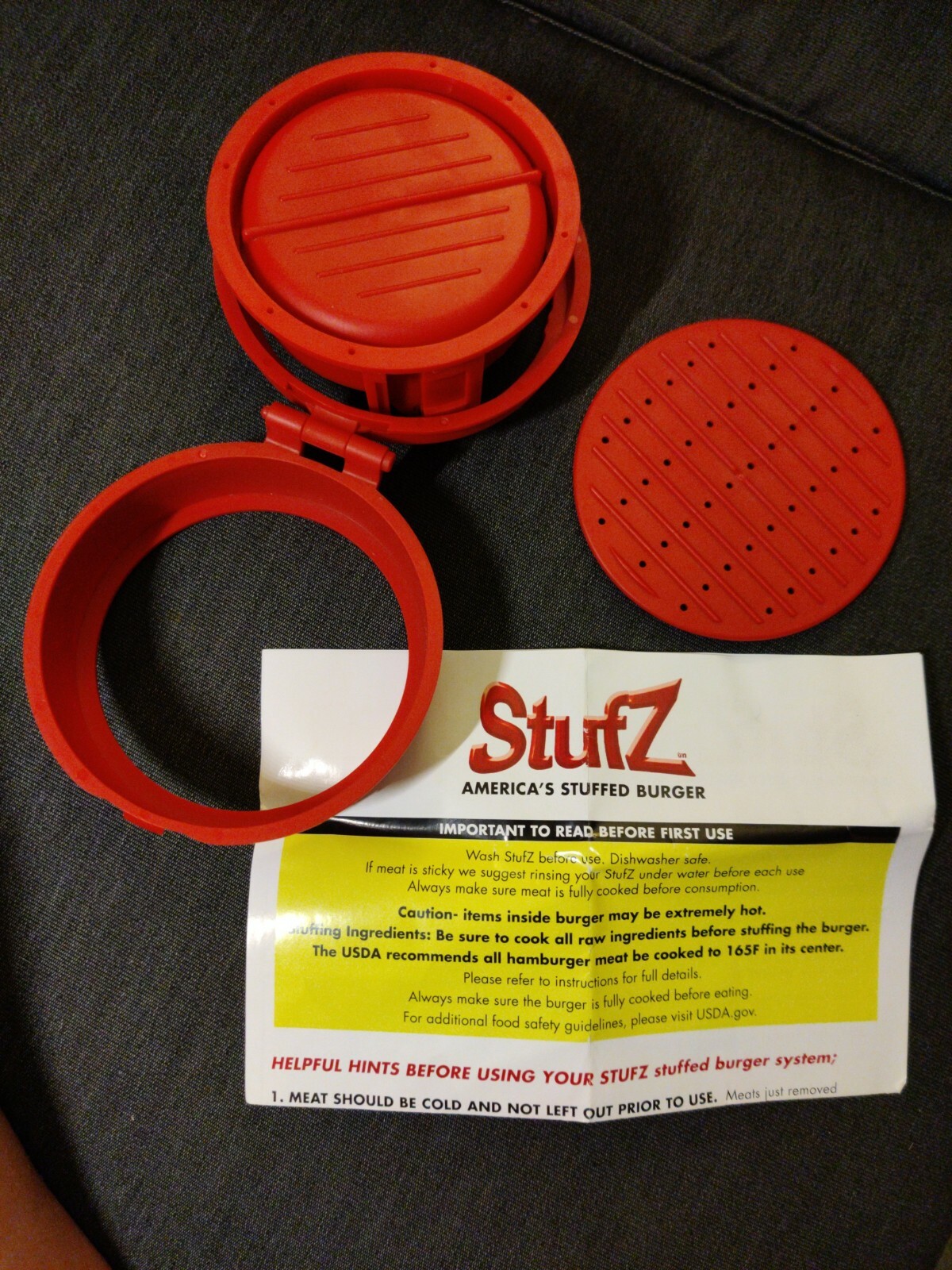 Set Of 2 STUFZ America's 🍔 Stuffed Burger Maker | Make Burgers Like A Pro! New gallery