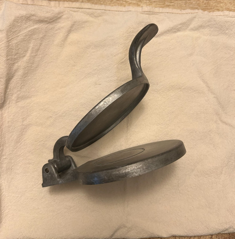 Vintage SEARS Aluminum Tortilla Press Mallard Duck Hamburger Tool Vice Old Metal gallery