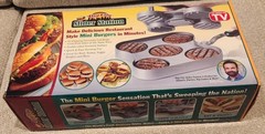 Big City Slider Station Mini Burger Maker Pan New In Box