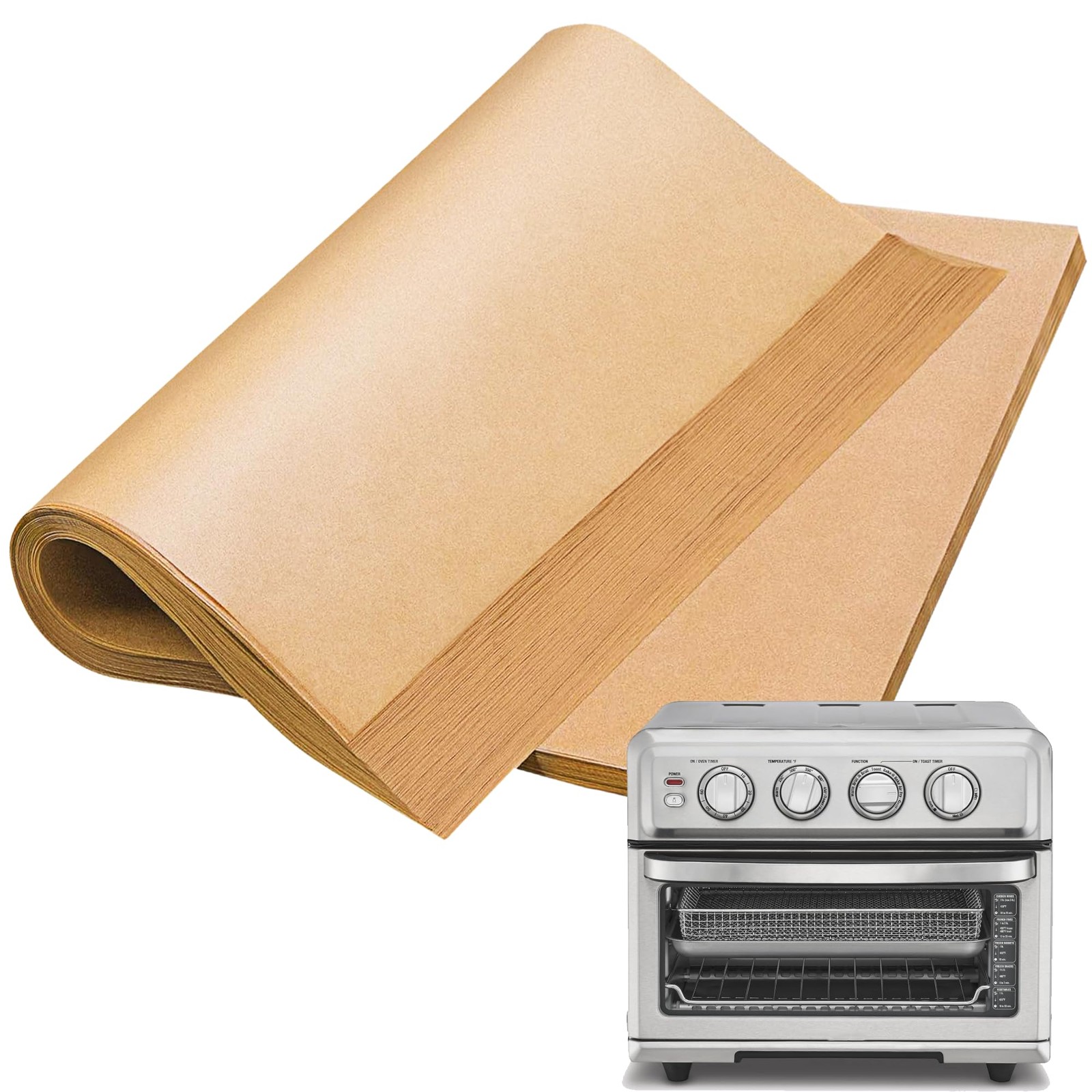 SIUDANGKA 100Pcs 12-inch Air Fryer Parchment Paper 12X12 Inches, gallery