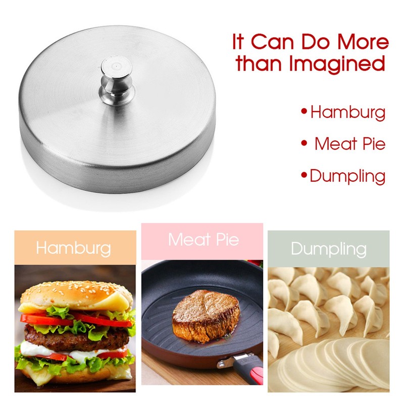 Stainless Steel Heavy Duty Stuffed Hamburger Meat Beef Press Mould Patty Maker gallery