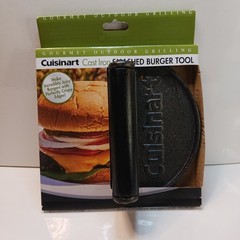 Cuisinart 6″ Round Cast Iron Burger Smasher Press **NEW**