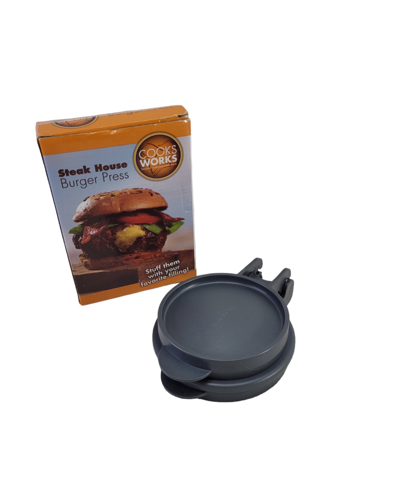 Cooks Works Steak House Burger Press Stuff them with favorite filling gallery