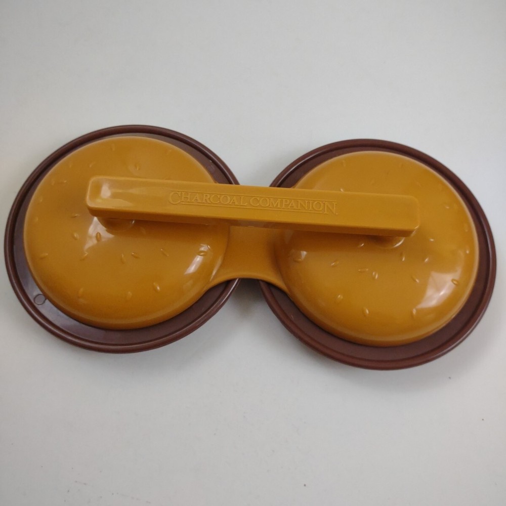 Charcoal Companion Burger 🍔 Press, Hard Plastic (2005)