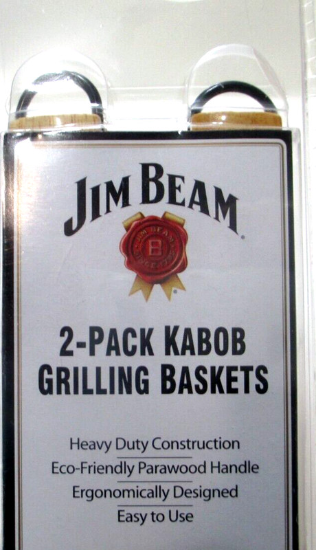 Jim Beam Meat Tenderizer AND Jim Beam 2-Pack Kabob Grilling Baskets gallery