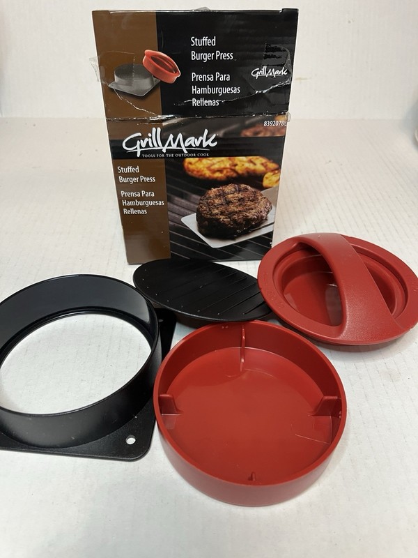 GRILL MARK STUFFED BURGER PRESS MODEL 8392078 New gallery