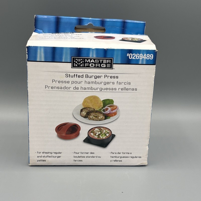 Burger Press Regular Shape & Stuffed Burger Patties by Master Forge gallery