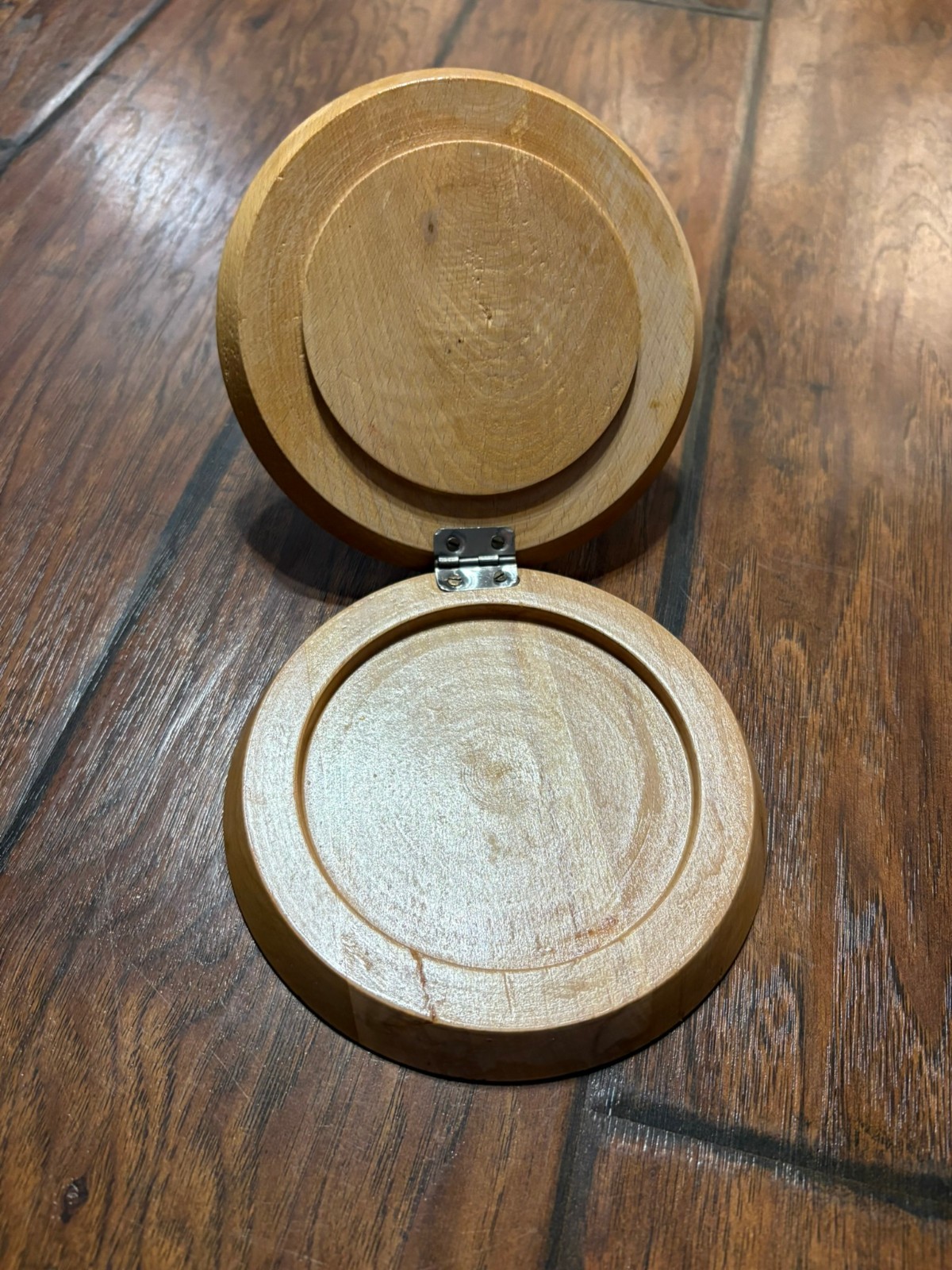 Vintage Wooden Hamburger Patty Press gallery