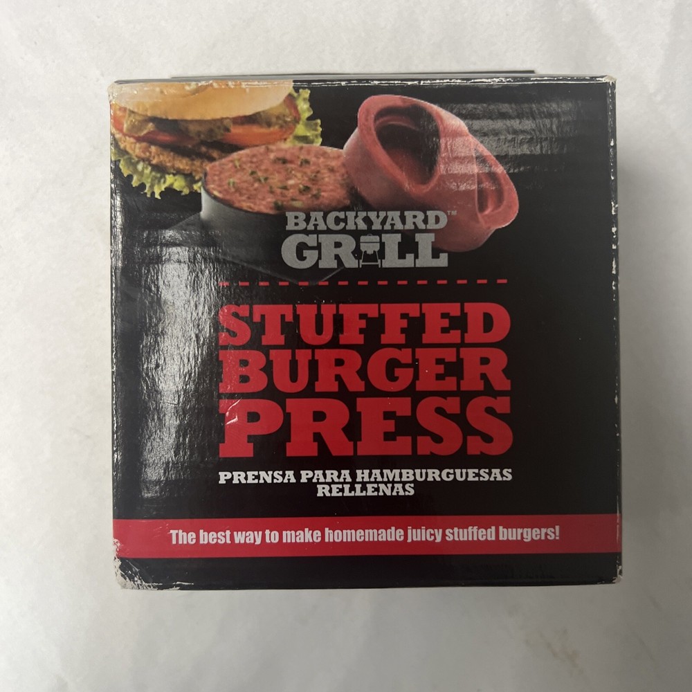 Burger Maker Press Stuffed Patty Hamburger Stick Non BBQ Molds Sliders Grill