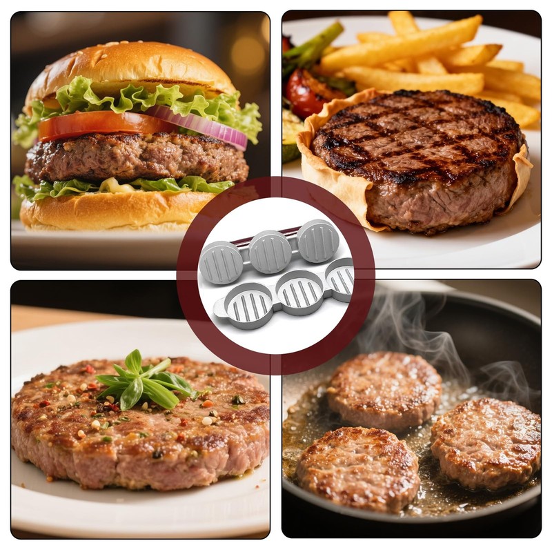 Sausage Patty Press, Mini Burger Press Patty Maker for Mini Hamburger, Barbecue gallery