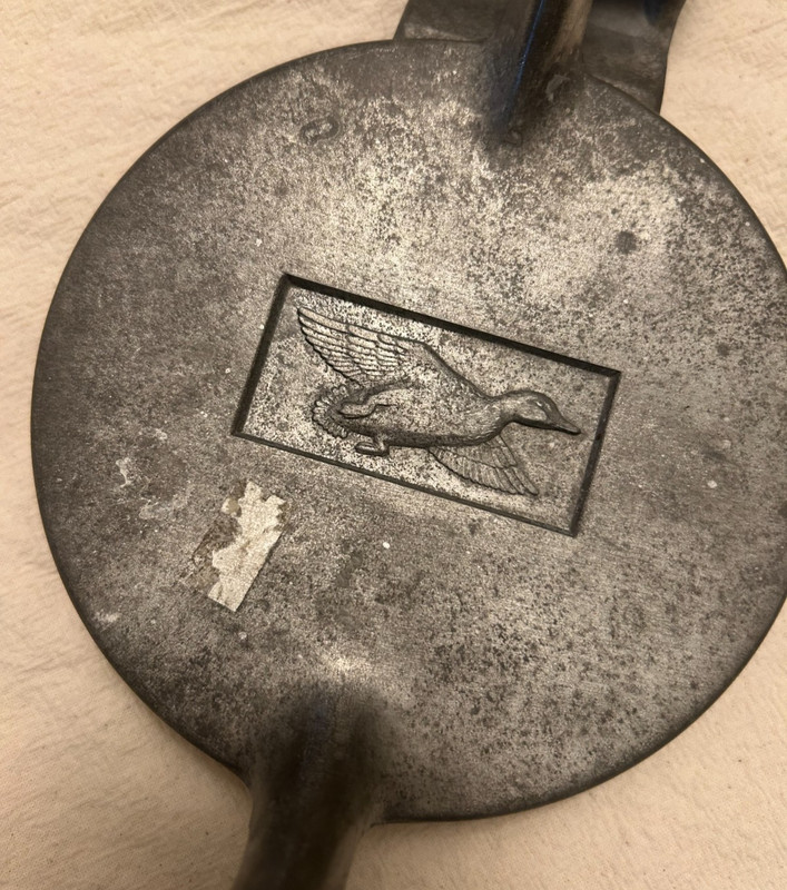 Vintage SEARS Aluminum Tortilla Press Mallard Duck Hamburger Tool Vice Old Metal gallery