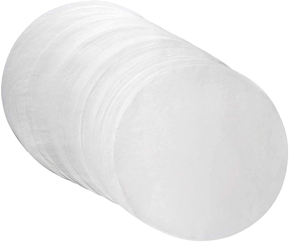 Parchment Paper Baking Circles 8 Inch Diameter, 200 Count (Pack of 1), White