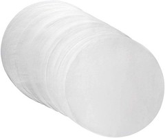 Parchment Paper Baking Circles 8 Inch Diameter, 200 Count (Pack of 1), White