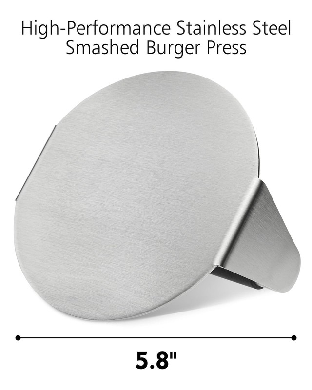 FANGSUN Burger Press with Anti-scald Handle, 5.8 Inch Stainless steel Burger ... gallery