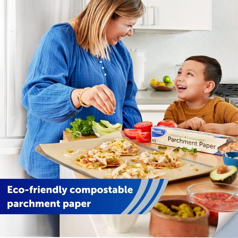 Reynolds Kitchens Unbleached Parchment Paper Roll, 45 Square Feet gallery