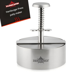 Hamburger press patty maker,304 Stainless Steel Burger Press, Non-Stick Patty-Ma