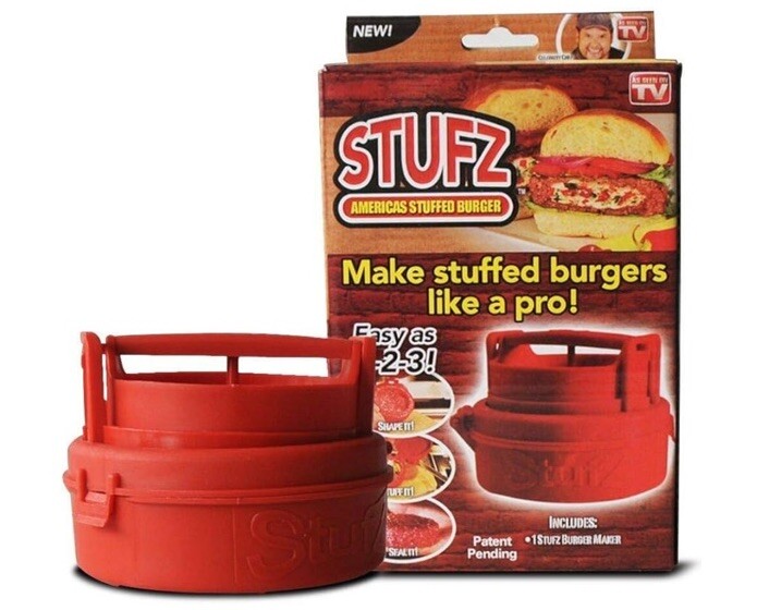 STUFZ Stuffed Burger Press New In Box As Seen On TV NIB