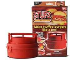 STUFZ Stuffed Burger Press New In Box As Seen On TV NIB