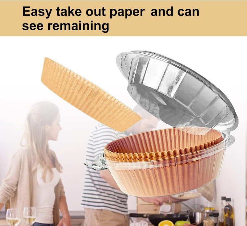 Large Air Fryer Disposable Paper Liner Round, 10 Inch Parchment 10Round gallery