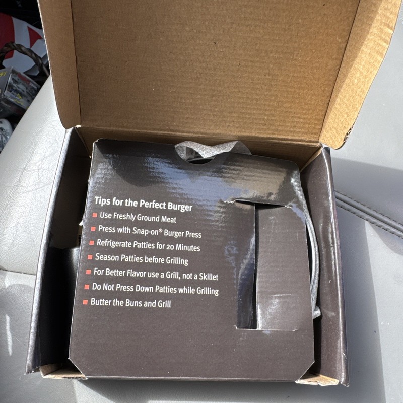 Snap-On Tools Custom Burger Press New in Box SSX19P113 gallery