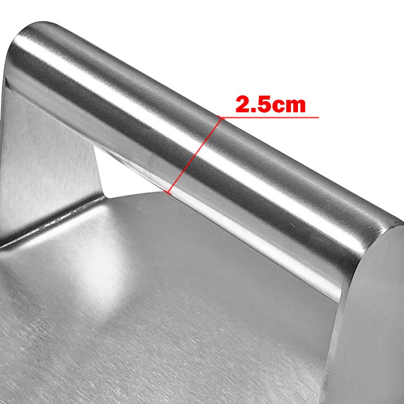 Stainless Steel Burger Press, 5.5 Inch Round Smasher,Non-Stick Smooth Hamburger gallery