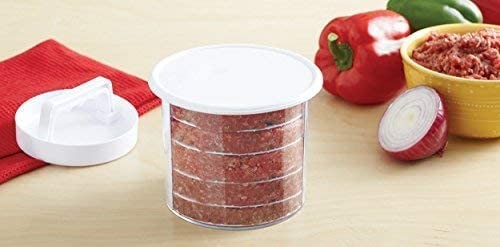 Burger Patty Maker Press Hamburger Mold NonStick Meat Shaper 12pc Freezer Conta gallery