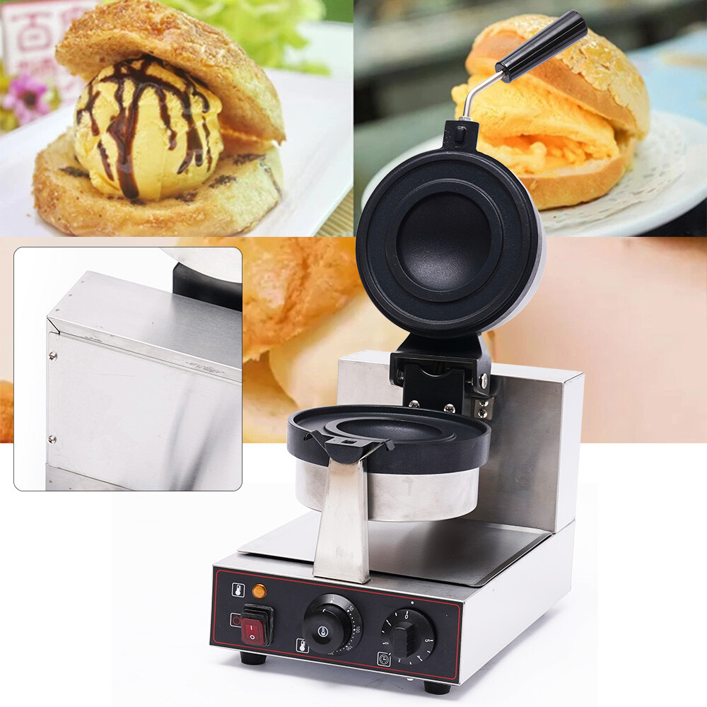 Electric Burger Maker Nonstick Hamburger Panini Press Baking Machine 1000W