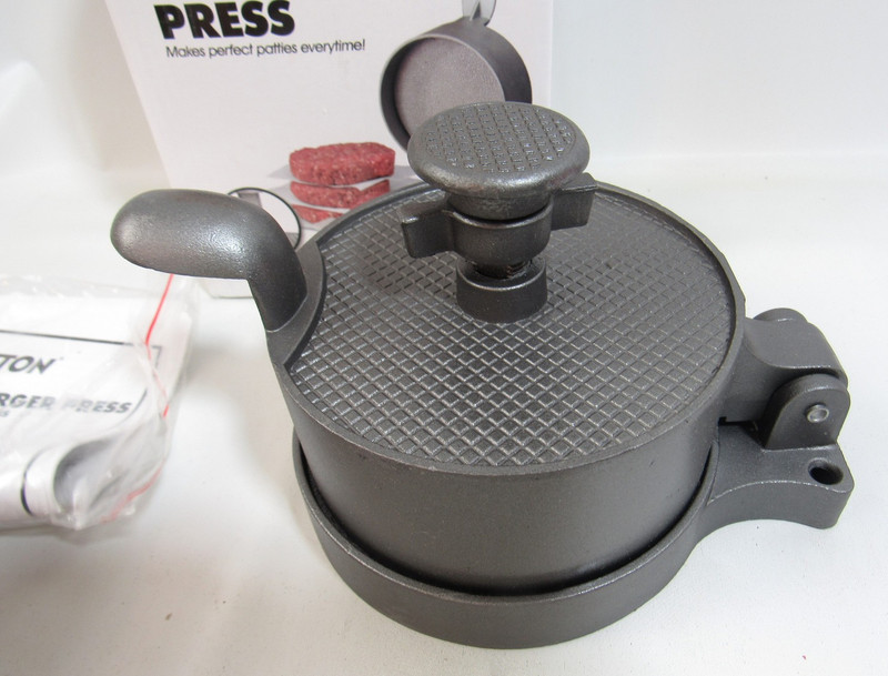 Weston Burger Hamburger Press Adjustable Thickness 4 1/2" Patties 1/4lb to 3/4lb gallery