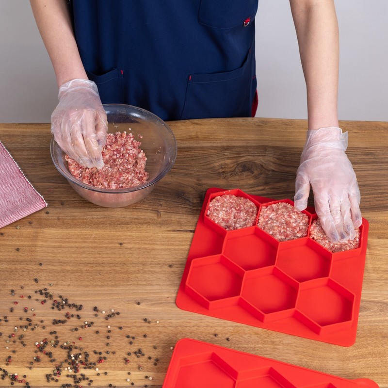 Burger Master Innovative 8-in-1 Burger Press & Freezer Container gallery