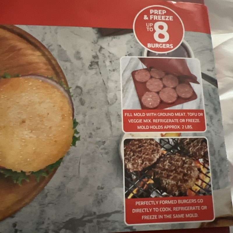 Crofton Burger Master Mold Innovative 8-in-1 Burger Press & Freezer Container gallery