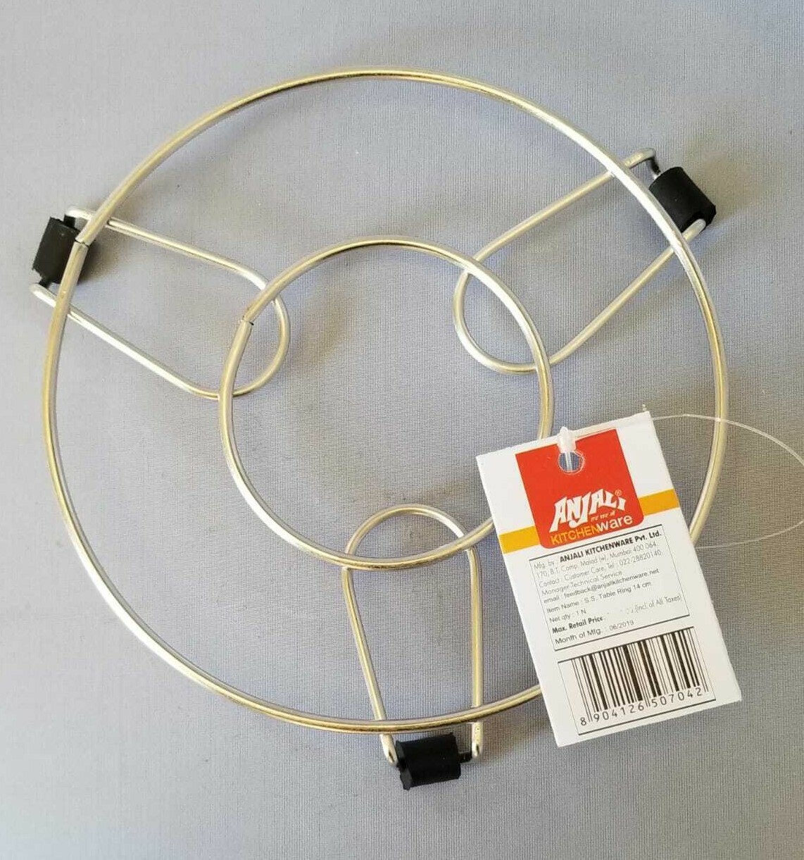 Stainless Steel Trivet, Hot Plate Holder ,Heat Resistant Pad set of 6 Table Ring gallery