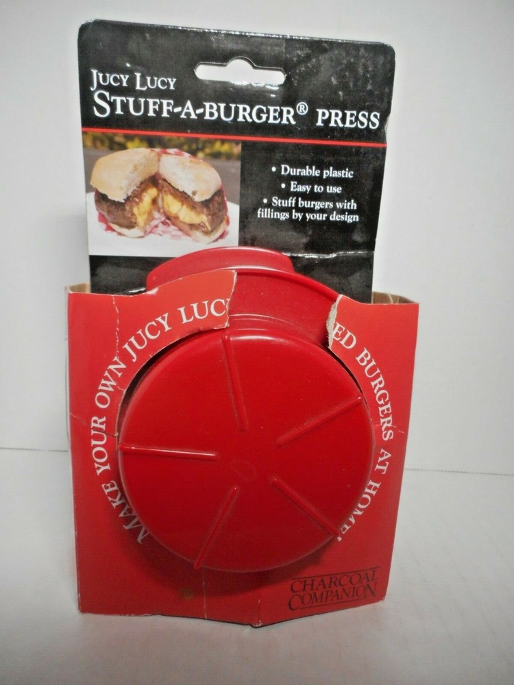 Jucy Lucy Stuff-A-Burger Press Charcoal Companion CC5119 Camping Tailgating