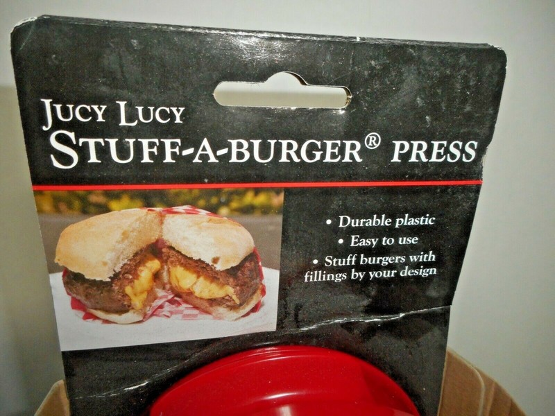 Jucy Lucy Stuff-A-Burger Press Charcoal Companion CC5119 Camping Tailgating gallery