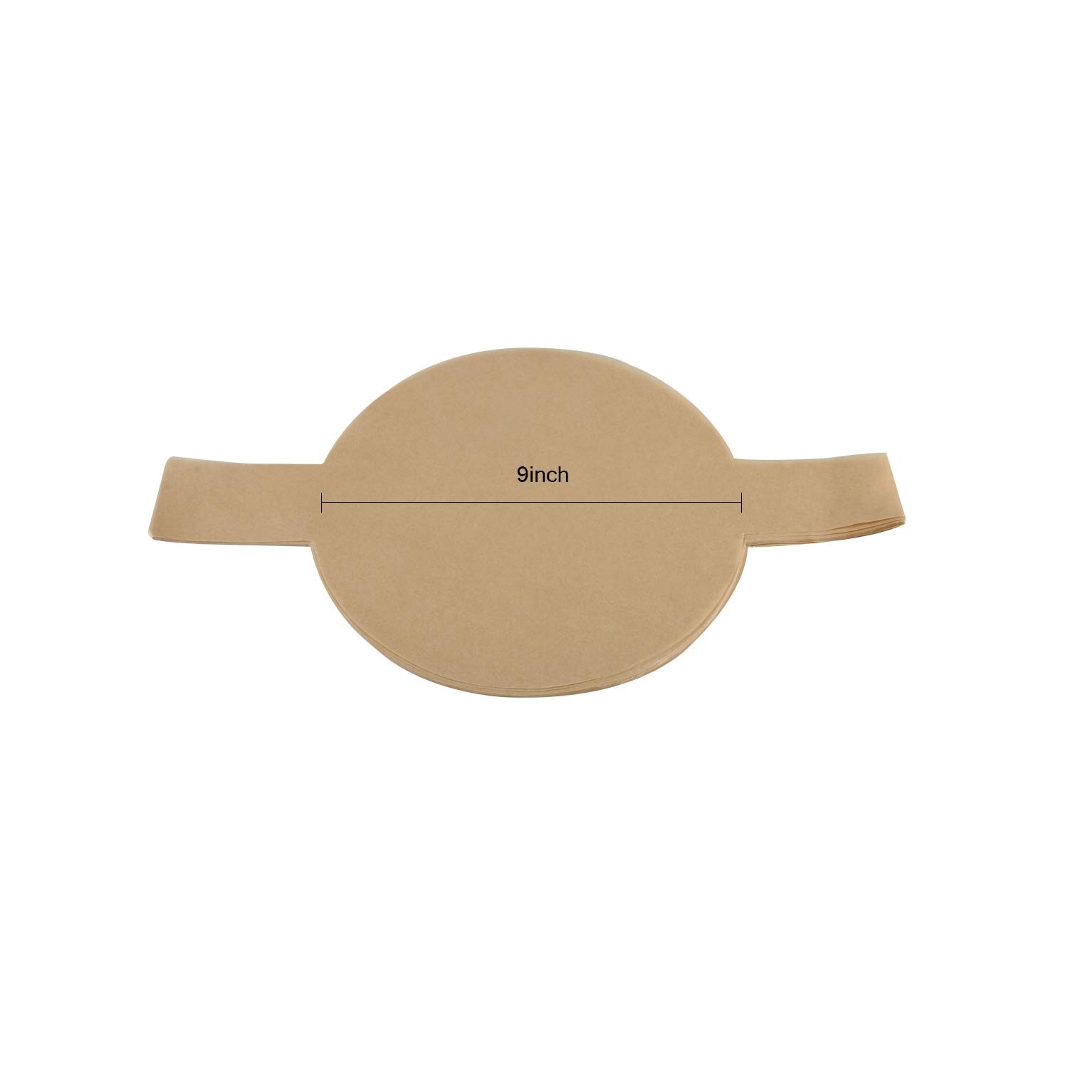 100 PCS Precut Circle Cake Pan Liners Rounds, 9 Inch Non 9 inches, Brown gallery