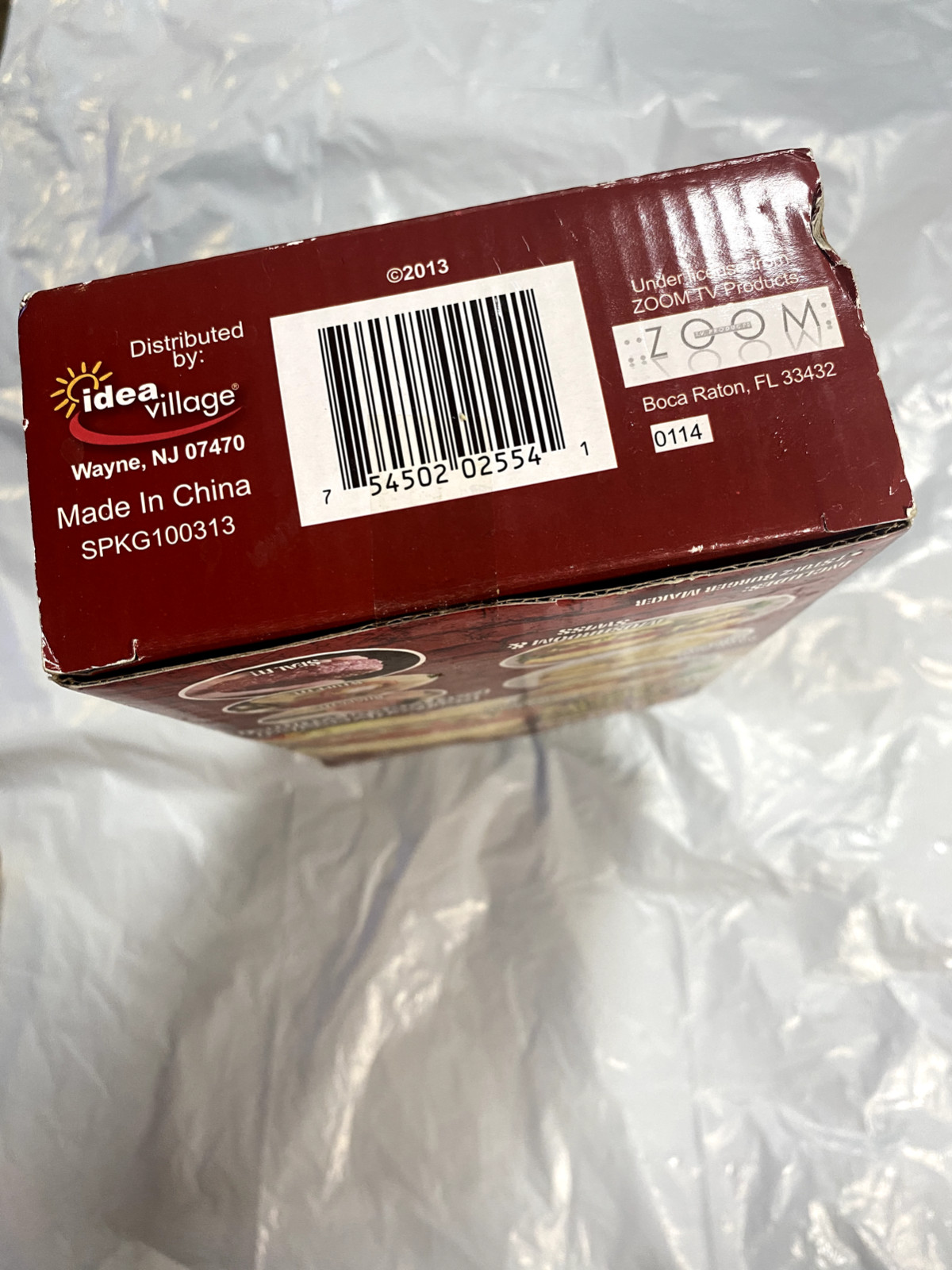 STUFZ Burger Stuffer Hamburger Maker Stuffed Patty Press BBQ As Seen On TV! NIB gallery